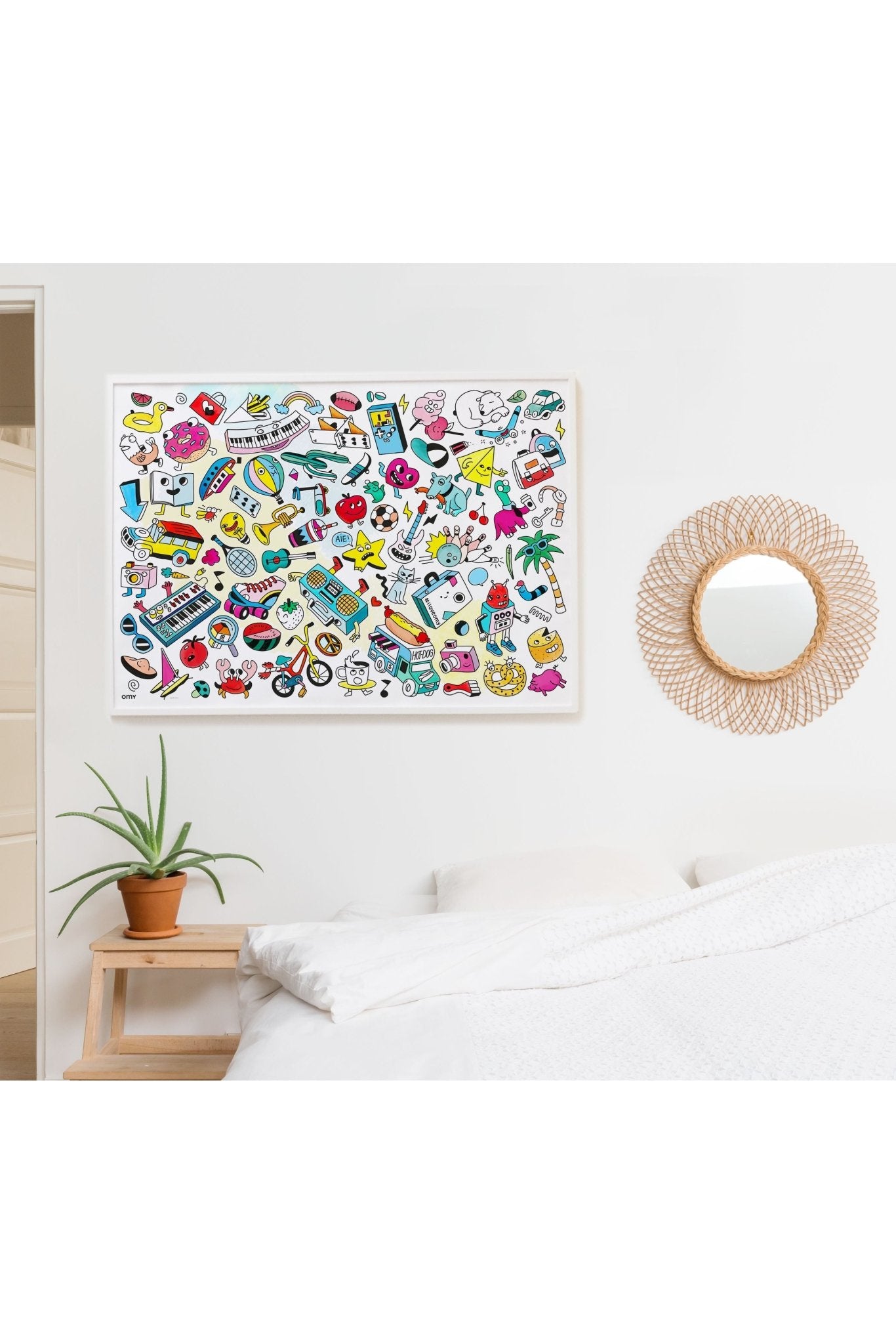 COLORING POSTER - POP van OMY | Kids Conceptstore Le Fanfare