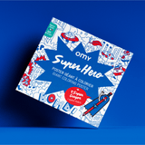 COLORING POSTER - SUPER HERO + PENCIL van OMY | Kids Conceptstore Le Fanfare