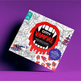 COLORING POSTER - VAMPIRES + STICKER van OMY | Kids Conceptstore Le Fanfare