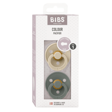 Colour 2 Pack - symmetrical - Sage/Hunter Green van BIBS | Kids Conceptstore Le Fanfare