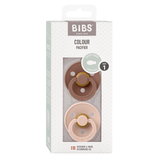 Colour 2 Pack - symmetrical - Woodchuck/Blush van BIBS | Kids Conceptstore Le Fanfare