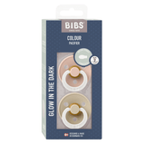 Colour GLOW 2 Pack - symmetrical - Blush/Vanilla van BIBS | Kids Conceptstore Le Fanfare