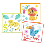 Colouring - 3 stencils, 1 image van Djeco | Kids Conceptstore Le Fanfare