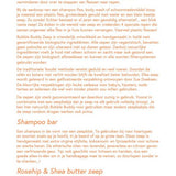 organic rosehip with shea butter bars