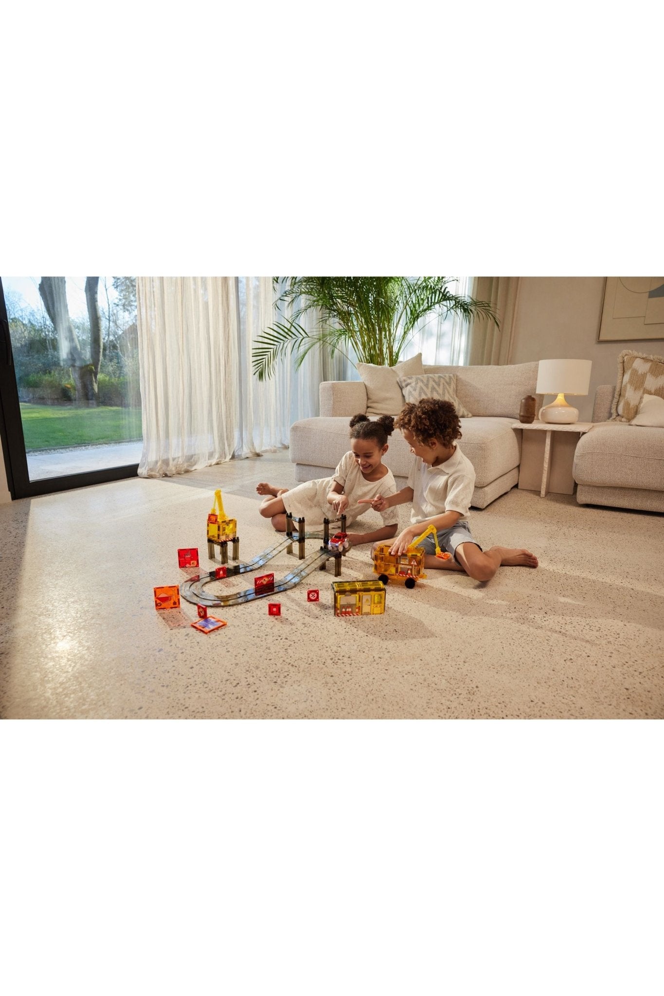 Construction Builder Pack Intense | 48 stuks van Cleverclixx | Kids Conceptstore Le Fanfare