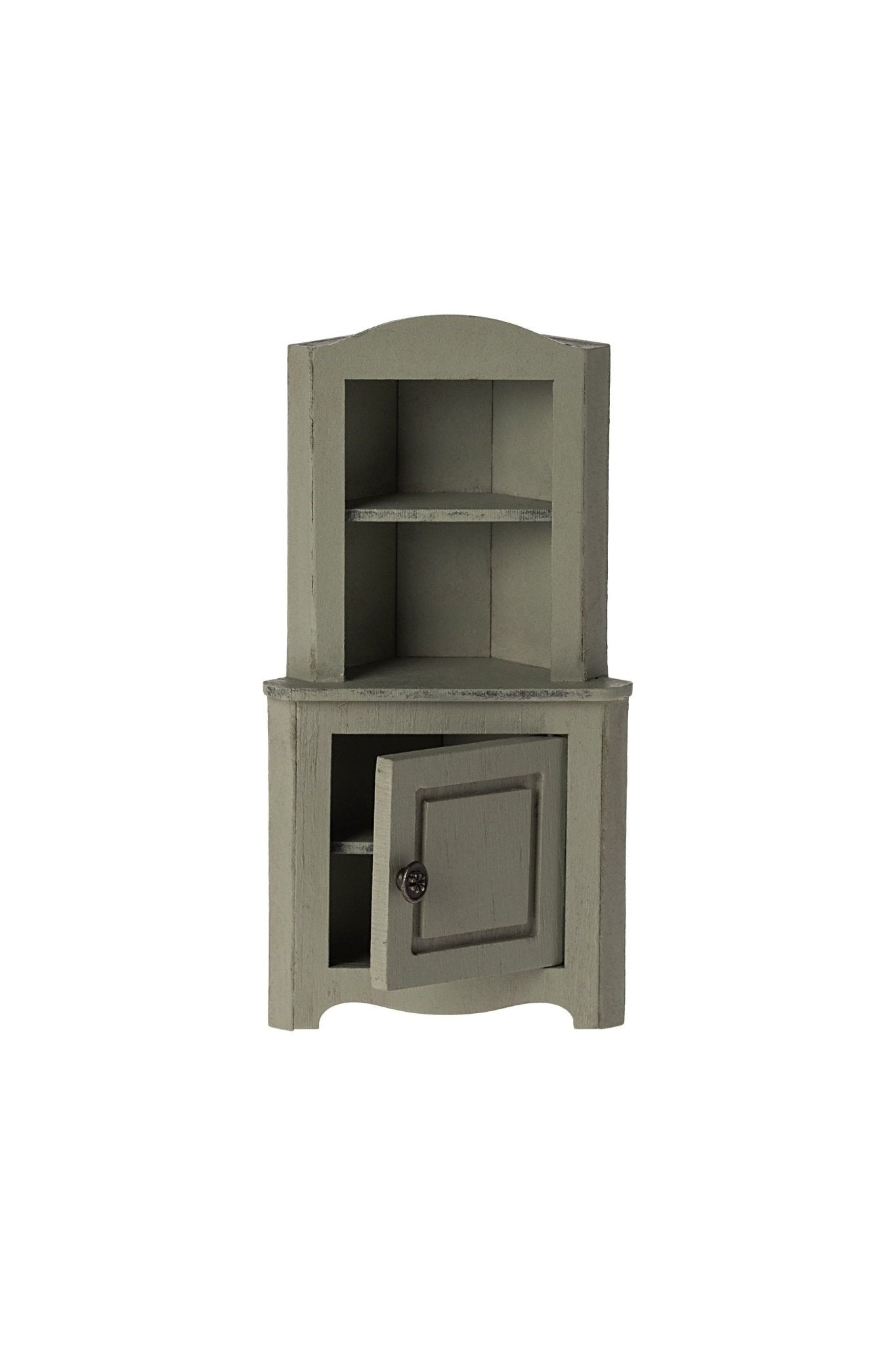 Corner cabinet, Mouse - Light green van Maileg | Kids Conceptstore Le Fanfare