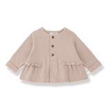 Cortina girly cardigan - nude van 1+ in the family | Kids Conceptstore Le Fanfare