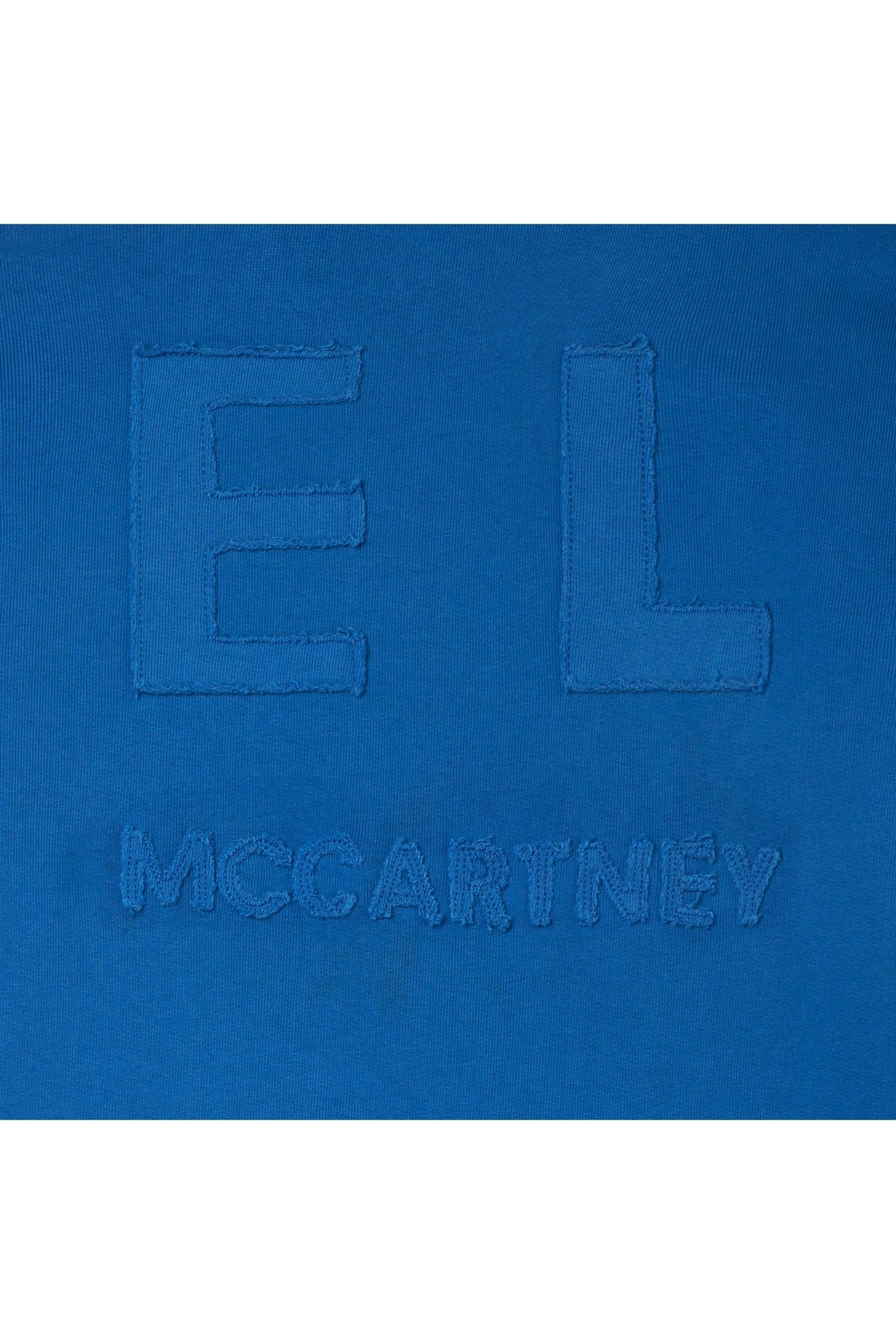 Cotton Fleece Sweatshirt With Logo Embro & Patch Dtls - air force blue van Stella McCartney | Kids Conceptstore Le Fanfare