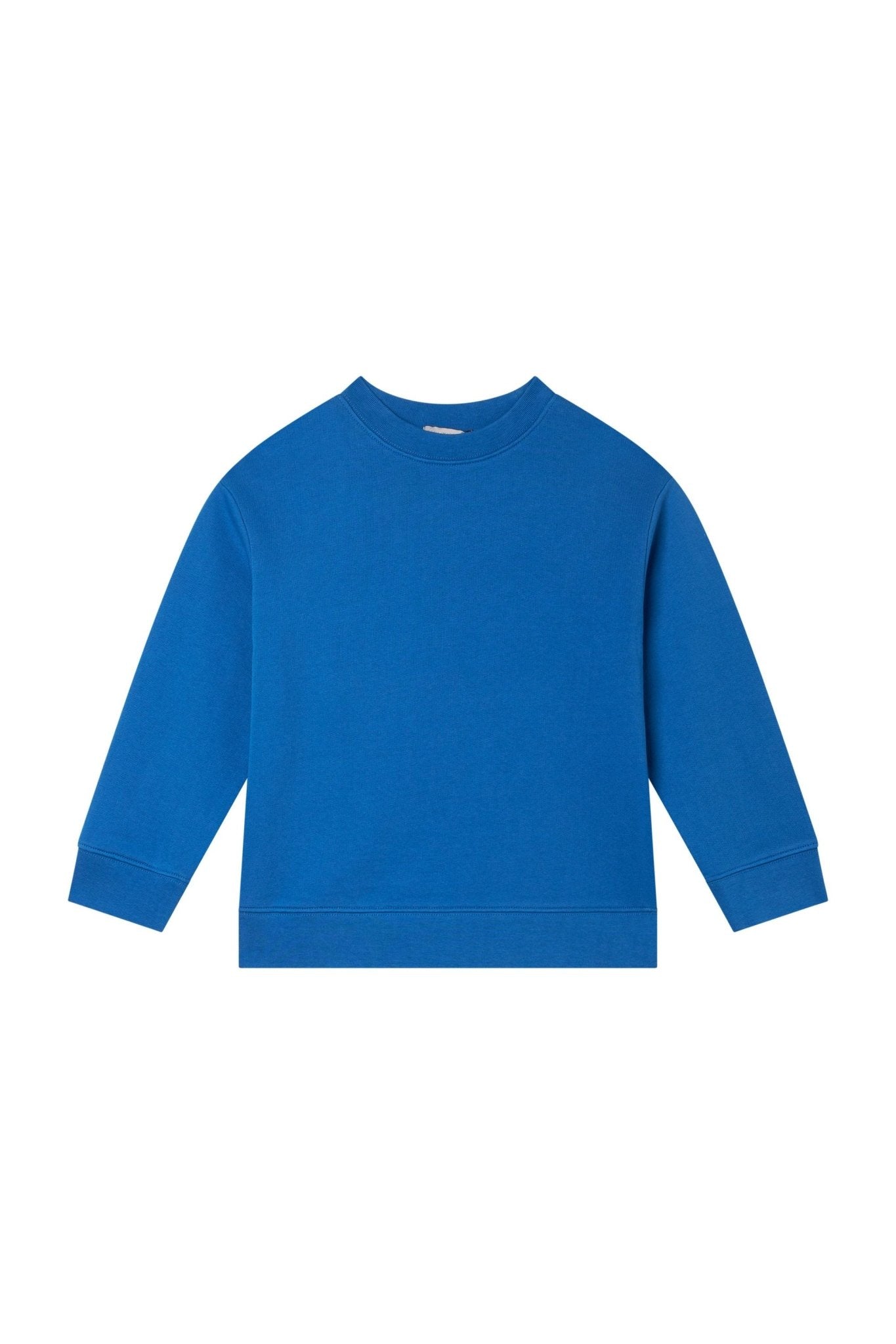 Cotton Fleece Sweatshirt With Logo Embro & Patch Dtls - air force blue van Stella McCartney | Kids Conceptstore Le Fanfare