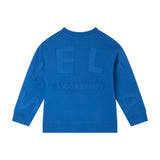 Cotton Fleece Sweatshirt With Logo Embro & Patch Dtls - air force blue van Stella McCartney | Kids Conceptstore Le Fanfare