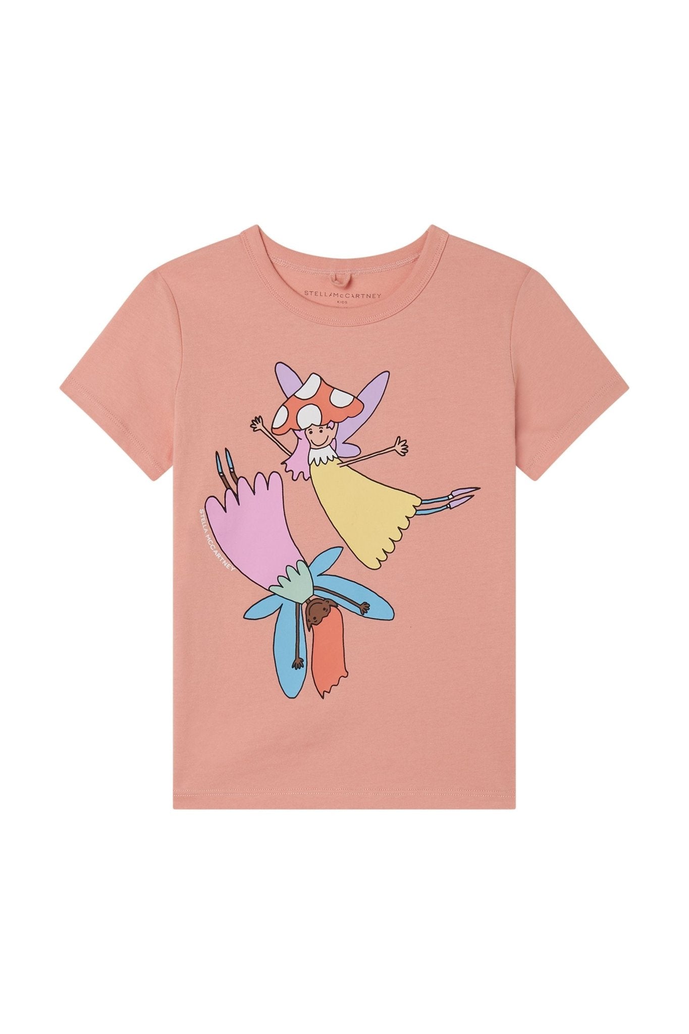 Cotton Jersey T-Shirt With Fairy Friends Print - Rosa van Stella McCartney | Kids Conceptstore Le Fanfare