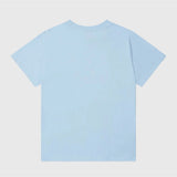 Cotton Jersey T-Shirt With Fairy House Print & Detachable Badges - light blue van Stella McCartney | Kids Conceptstore Le Fanfare