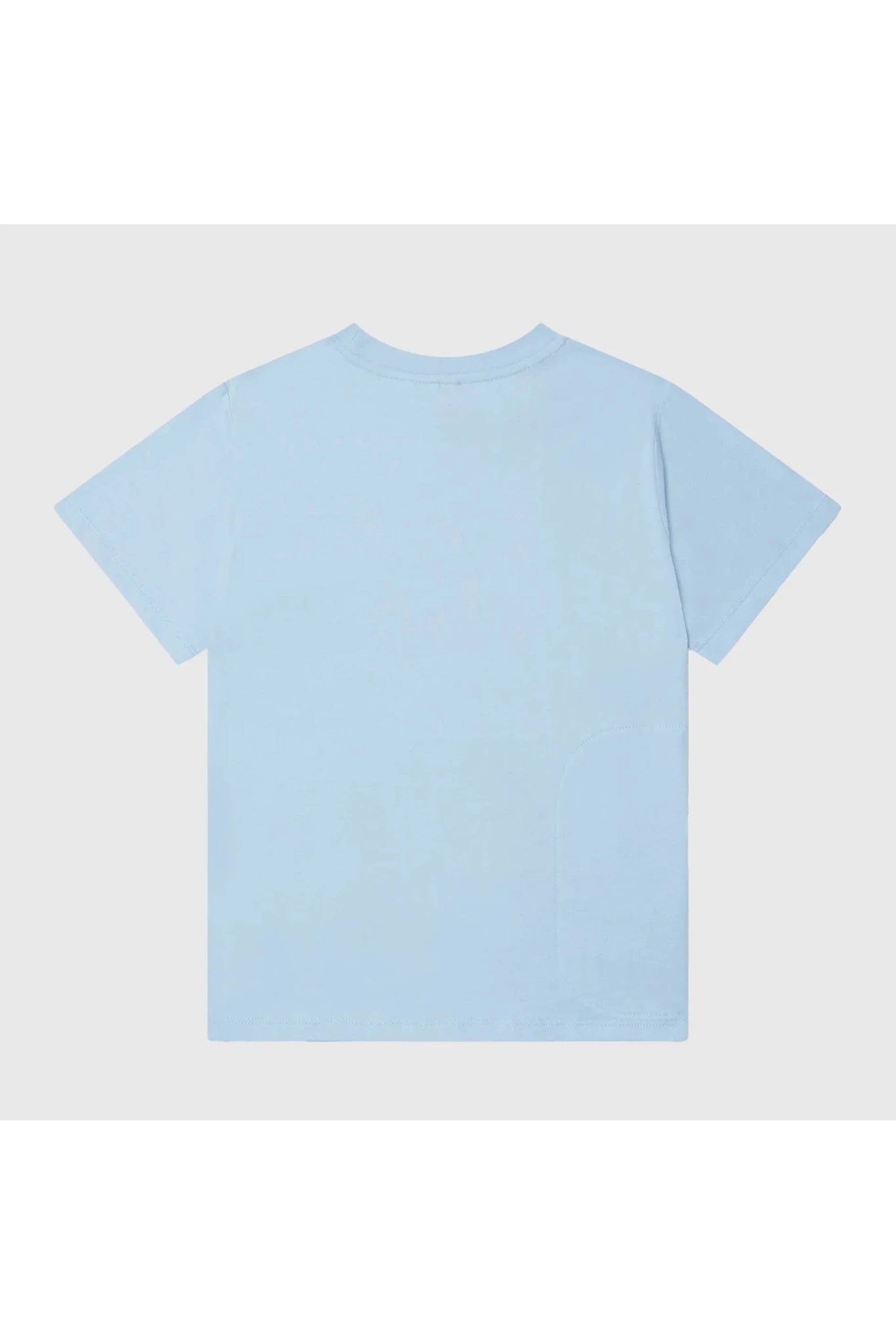 Cotton Jersey T-Shirt With Fairy House Print & Detachable Badges - light blue van Stella McCartney | Kids Conceptstore Le Fanfare