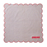 Cotton Napkin in Checks - Soft Raspberry van Rice | Kids Conceptstore Le Fanfare