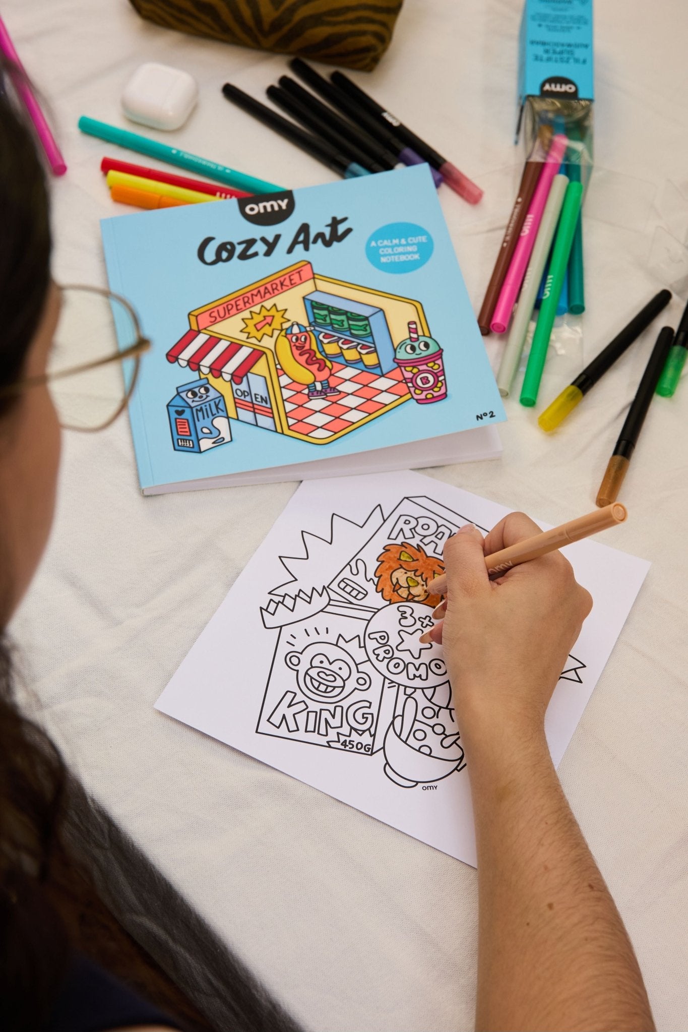 COZY ART - SUPERMARKET van OMY | Kids Conceptstore Le Fanfare