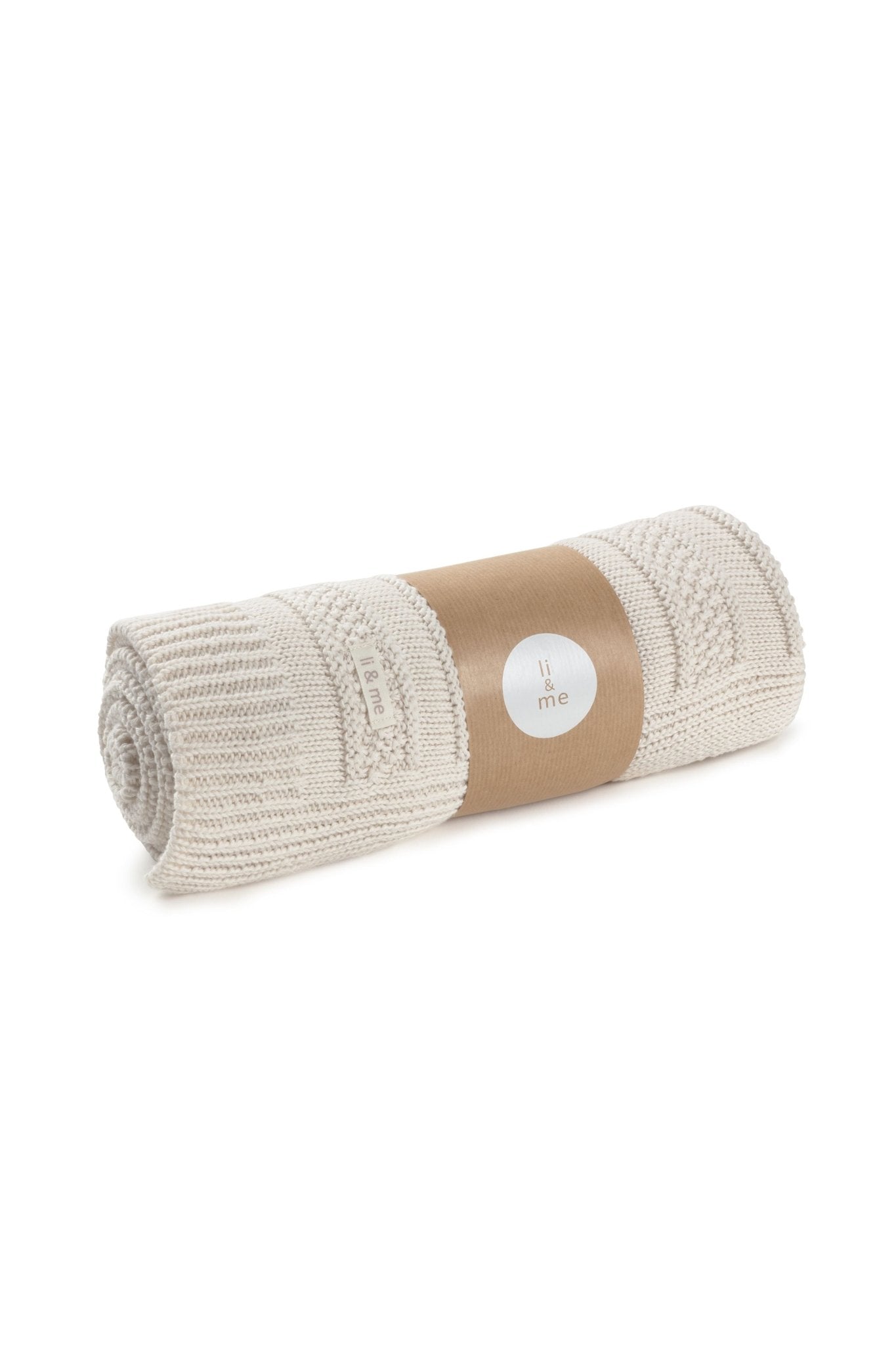 Cozy blanket - cream van Li&me | Kids Conceptstore Le Fanfare