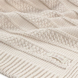 Cozy blanket - cream van Li&me | Kids Conceptstore Le Fanfare