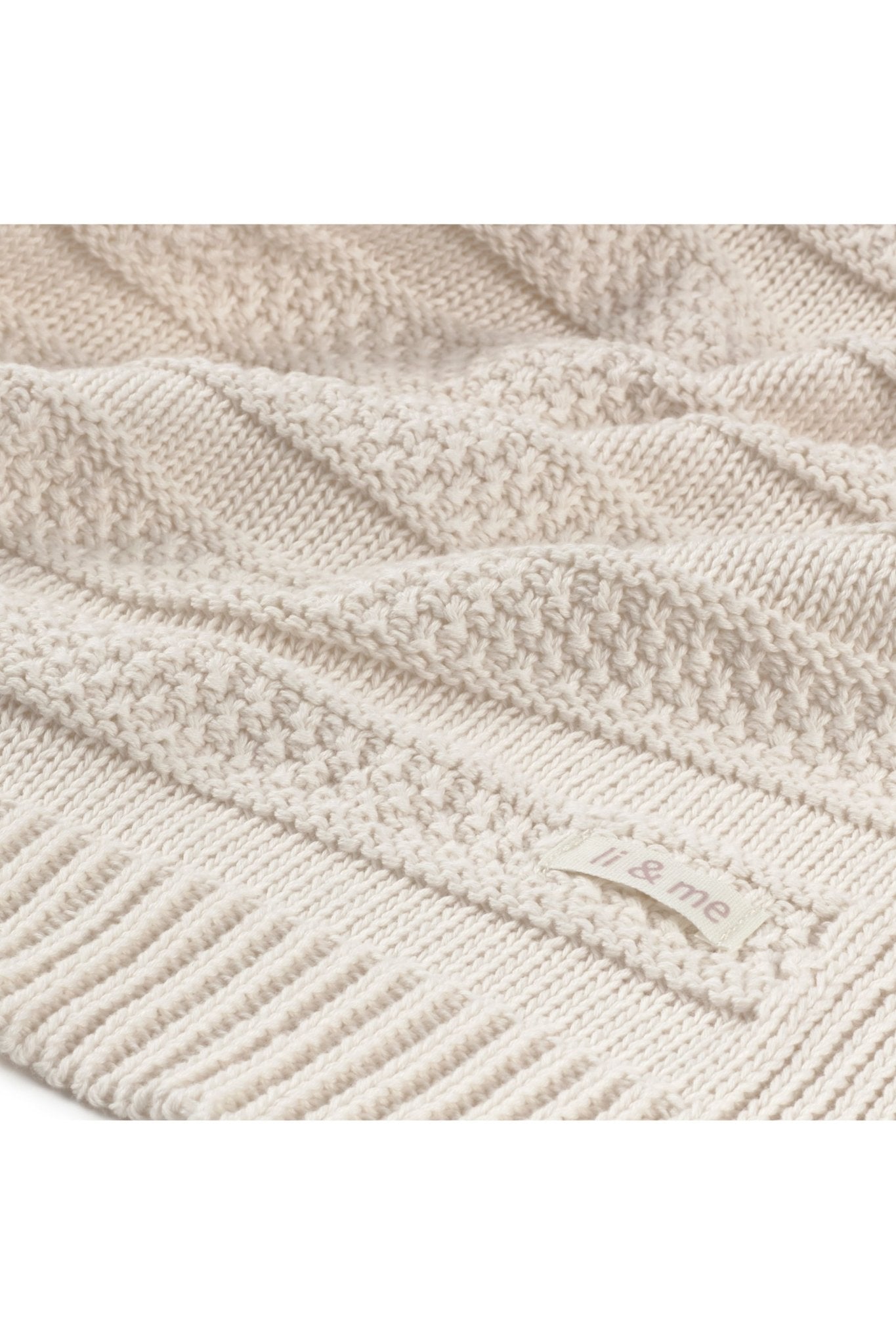 Cozy blanket - cream van Li&me | Kids Conceptstore Le Fanfare