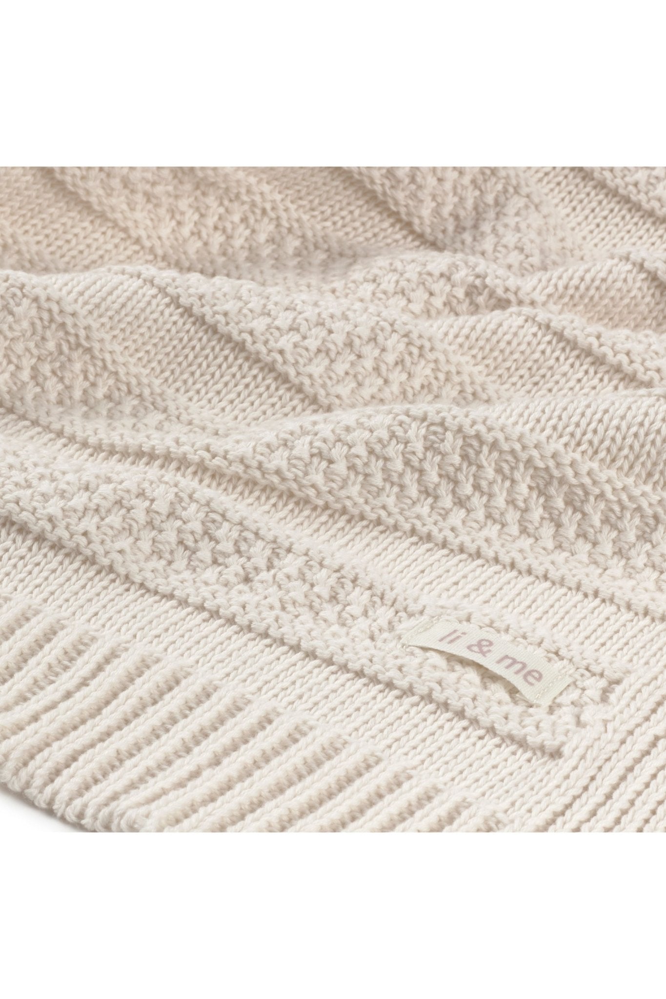 Cozy blanket - cream van Li&me | Kids Conceptstore Le Fanfare
