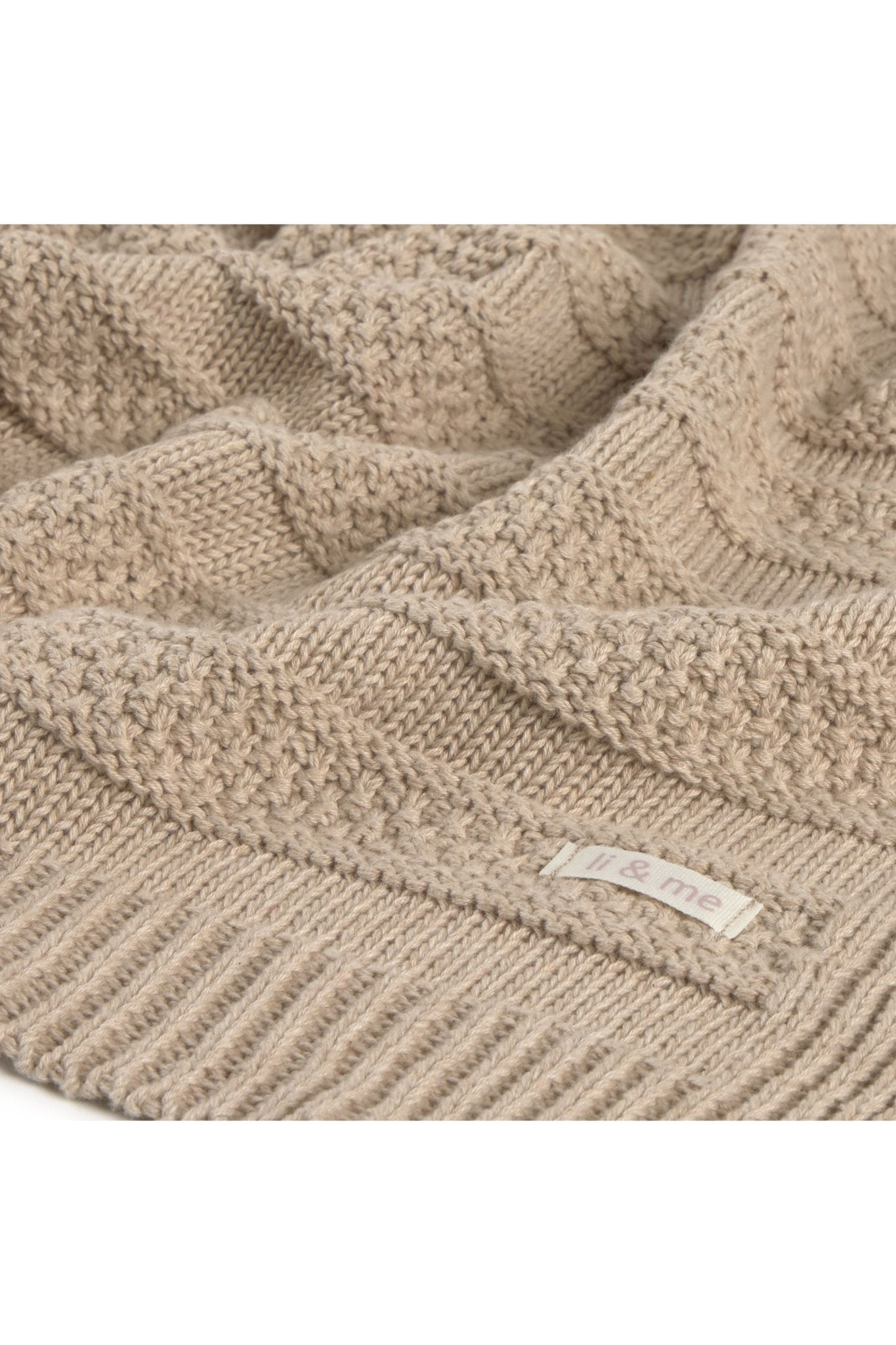 Cozy blanket - toasted van Li&me | Kids Conceptstore Le Fanfare
