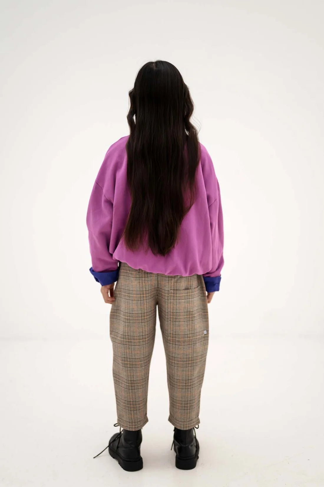 Cozy drop sweater - Purple orchid van Repose AMS | Kids Conceptstore Le Fanfare