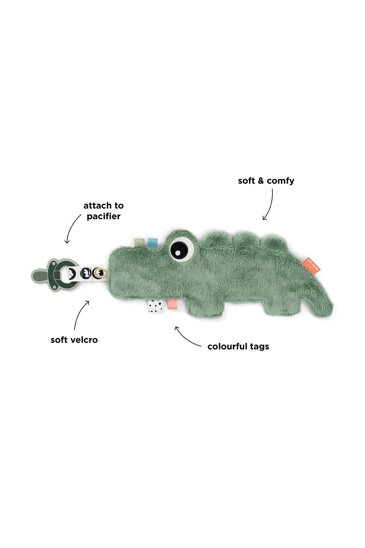 Cozy friend | Croco - Green van Done by Deer | Kids Conceptstore Le Fanfare