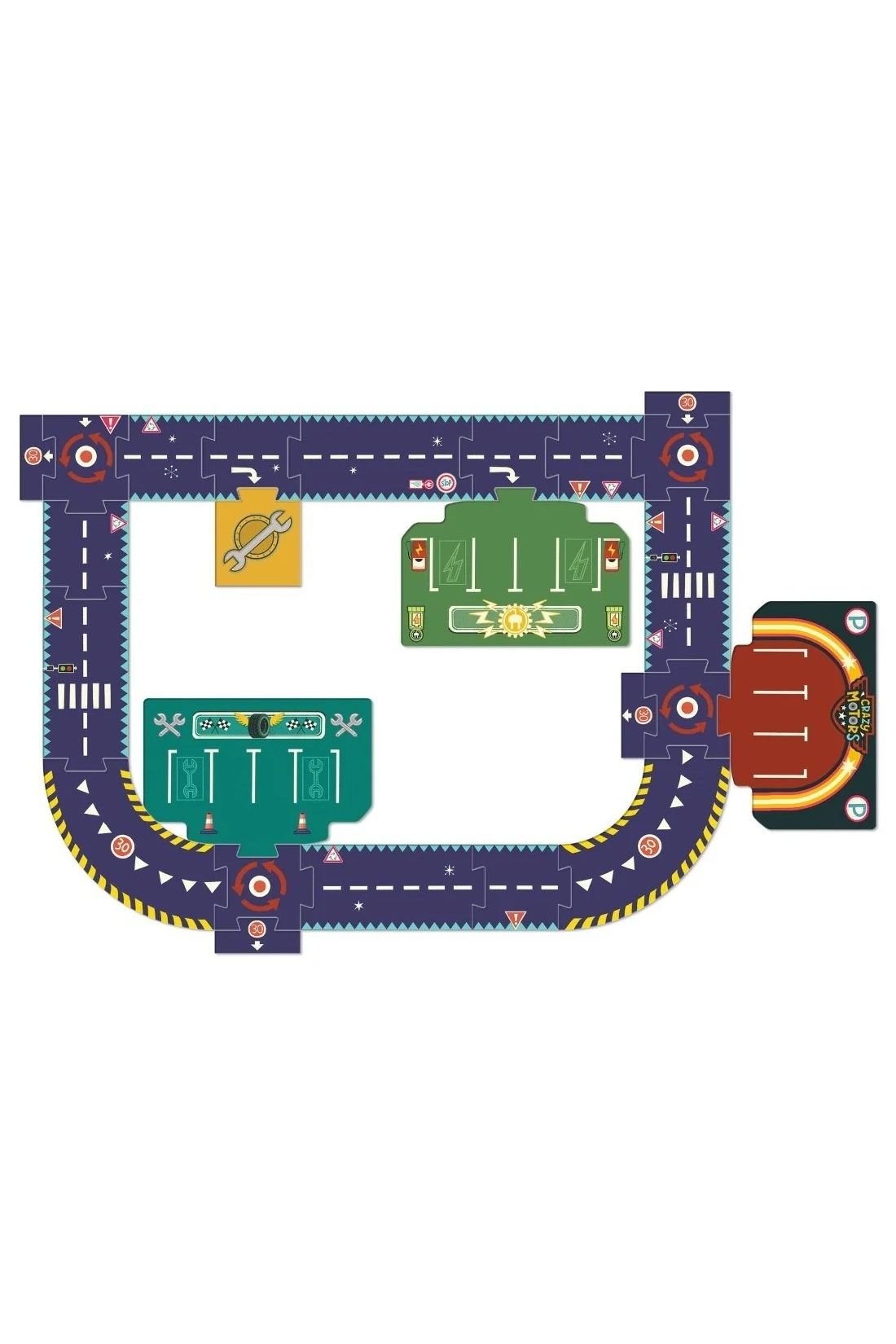Crazy motors - circuit - 26 pcs van Djeco | Kids Conceptstore Le Fanfare
