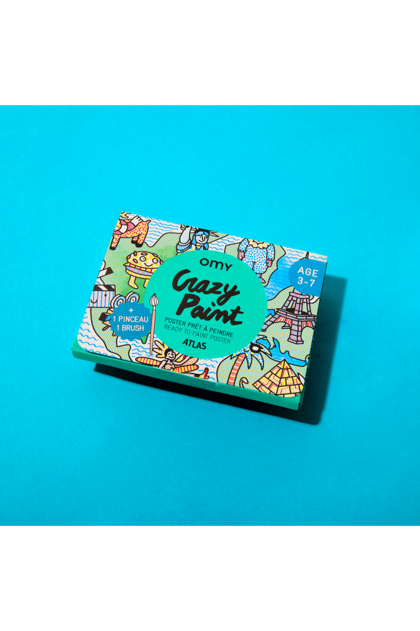 CRAZY PAINT ATLAS van OMY | Kids Conceptstore Le Fanfare