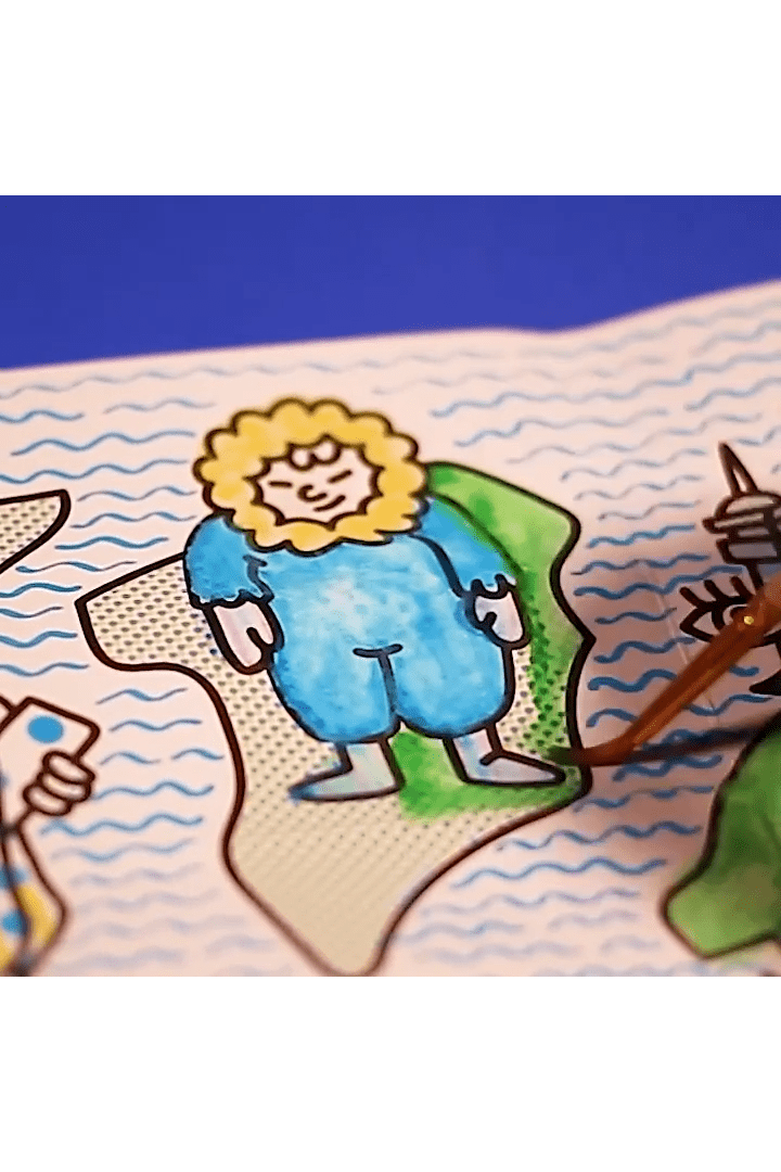CRAZY PAINT ATLAS van OMY | Kids Conceptstore Le Fanfare