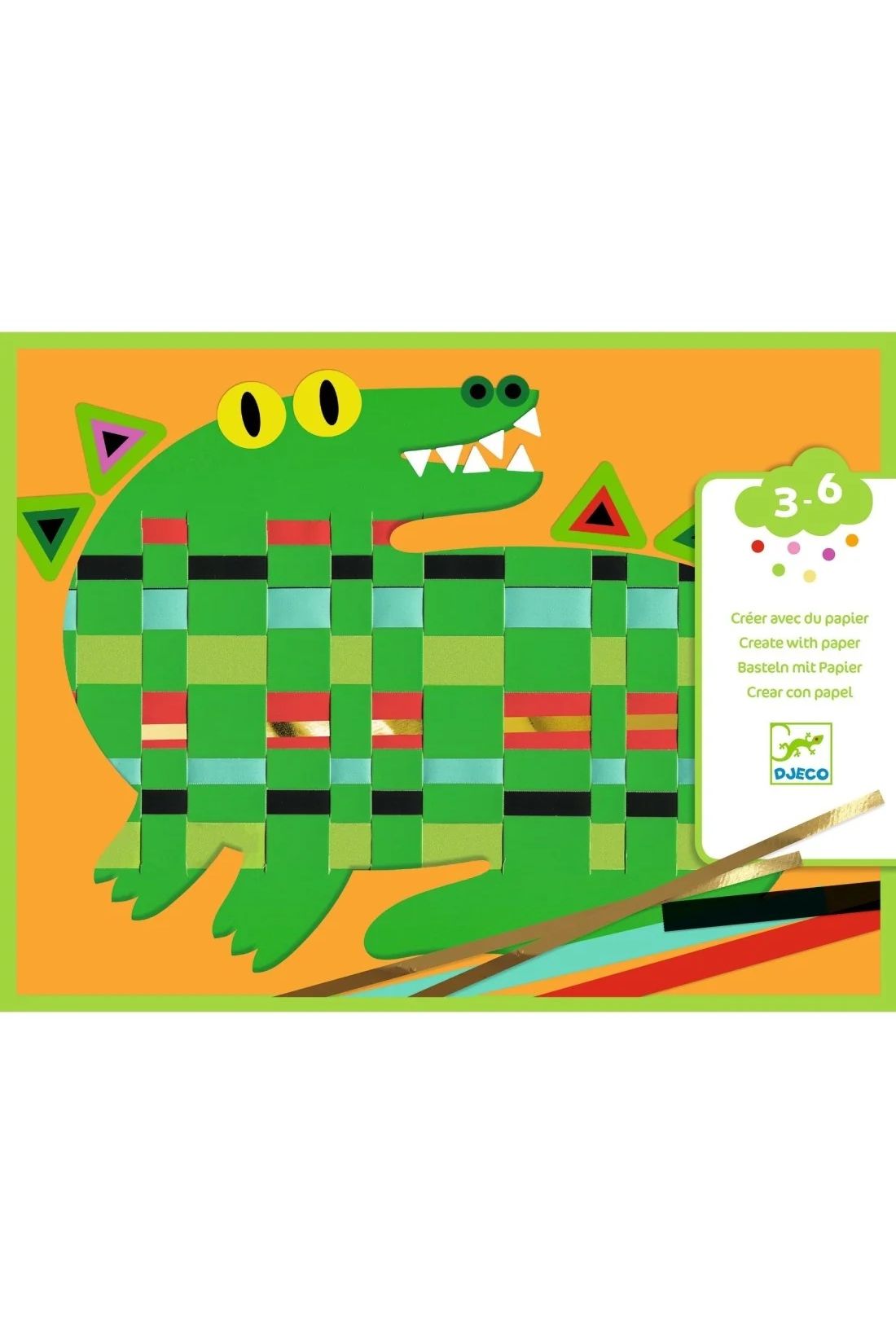 Create with paper - In front, behind, in front van Djeco | Kids Conceptstore Le Fanfare