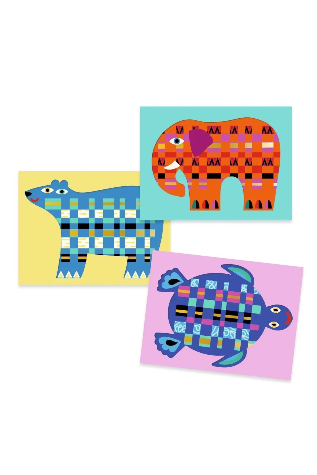 Create with paper - In front, behind, in front van Djeco | Kids Conceptstore Le Fanfare
