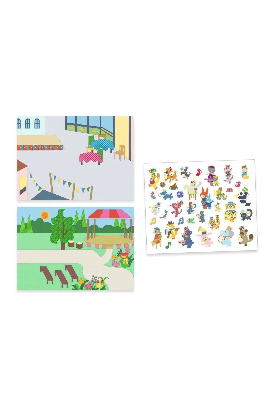 Create with stickers - Fanfare van Djeco | Kids Conceptstore Le Fanfare