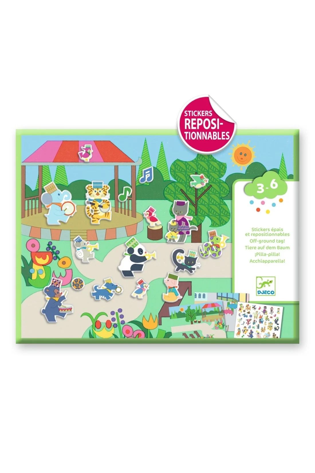 Create with stickers - Fanfare van Djeco | Kids Conceptstore Le Fanfare