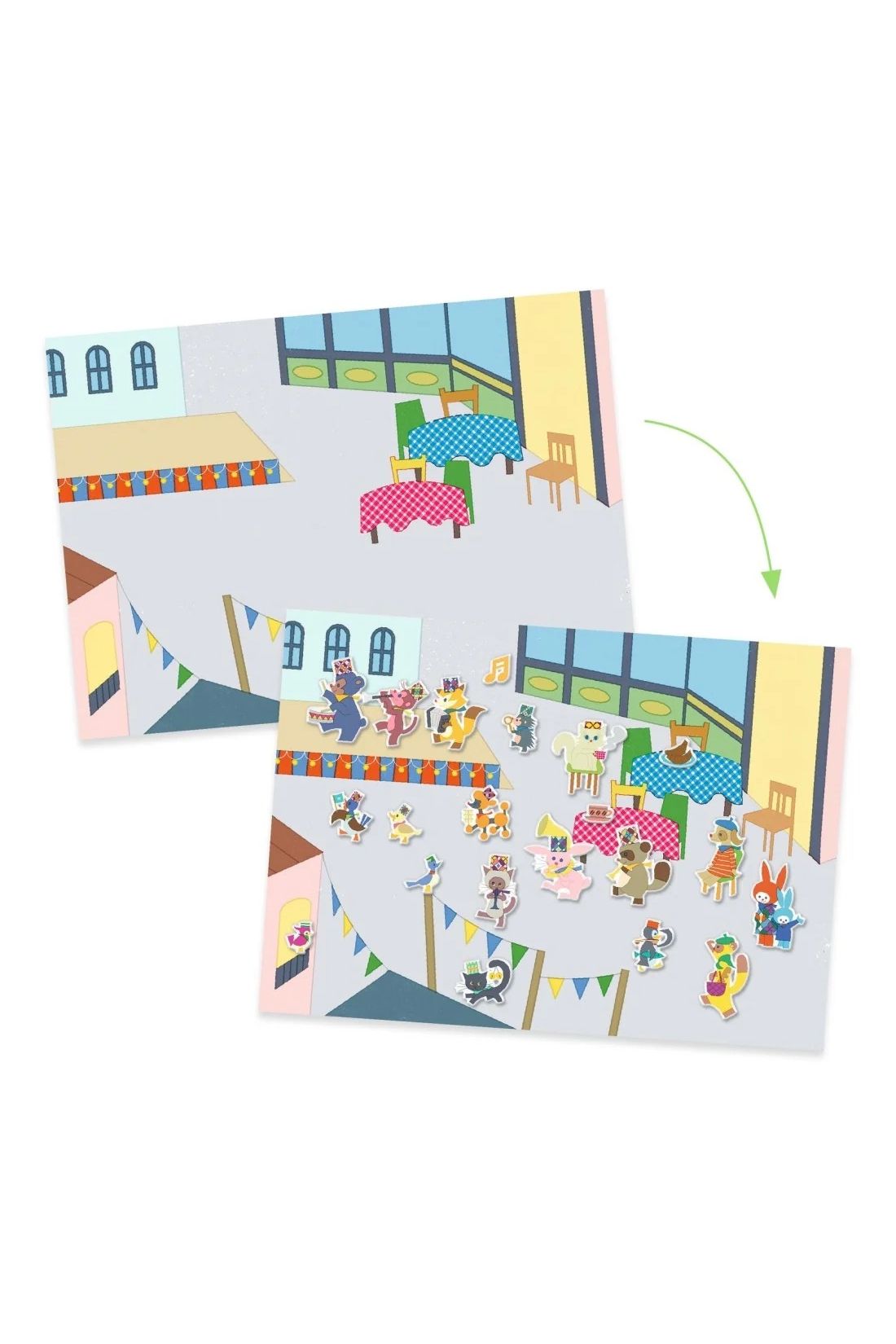 Create with stickers - Fanfare van Djeco | Kids Conceptstore Le Fanfare