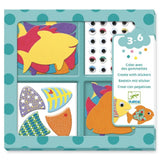 Create with stickers - I love fish van Djeco | Kids Conceptstore Le Fanfare