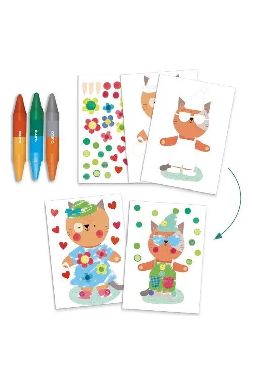 Creatieve activiteiten Dieren van Djeco | Kids Conceptstore Le Fanfare