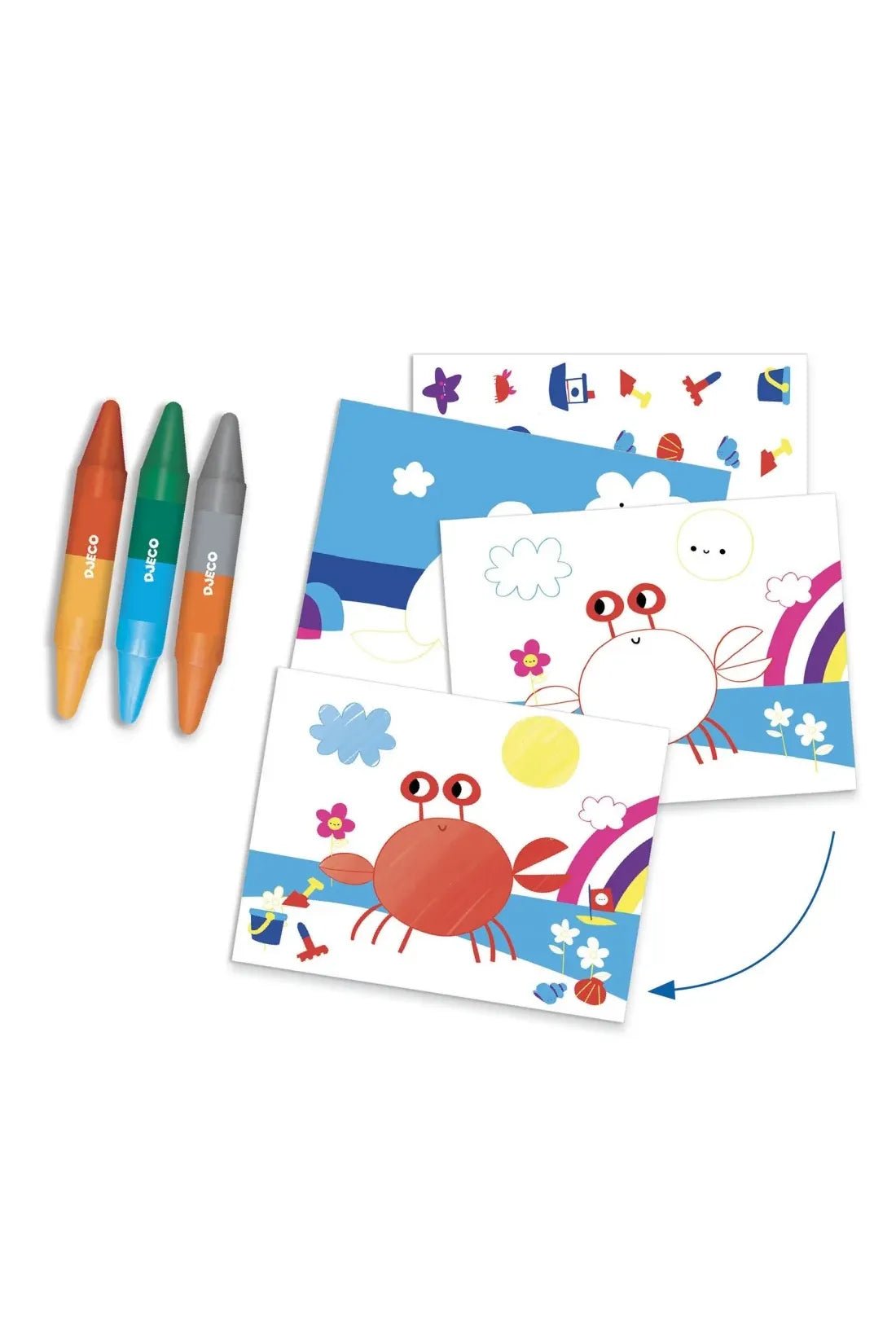 Creatieve activiteiten Weidse Zee van Djeco | Kids Conceptstore Le Fanfare