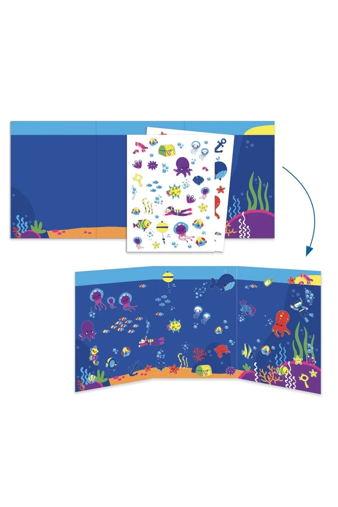 Creatieve activiteiten Weidse Zee van Djeco | Kids Conceptstore Le Fanfare