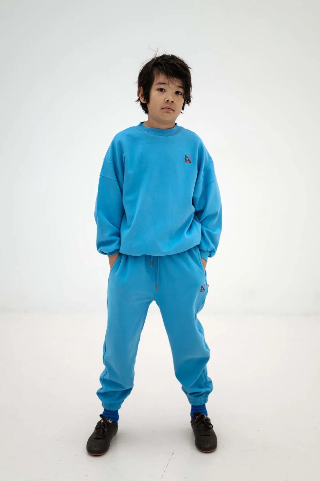 Crewneck sweater - Misty horizon van Repose AMS | Kids Conceptstore Le Fanfare