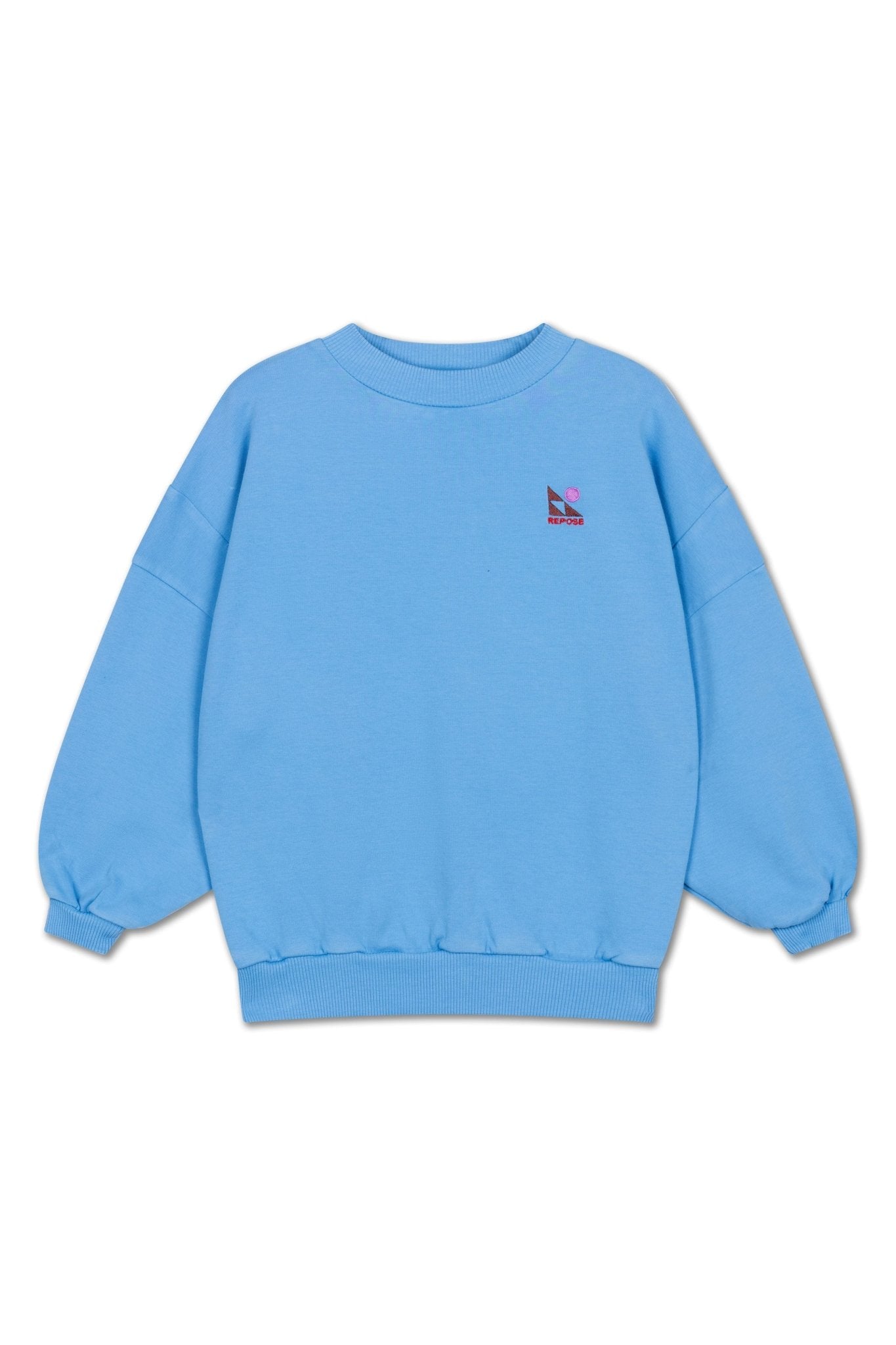 Crewneck sweater - Misty horizon van Repose AMS | Kids Conceptstore Le Fanfare