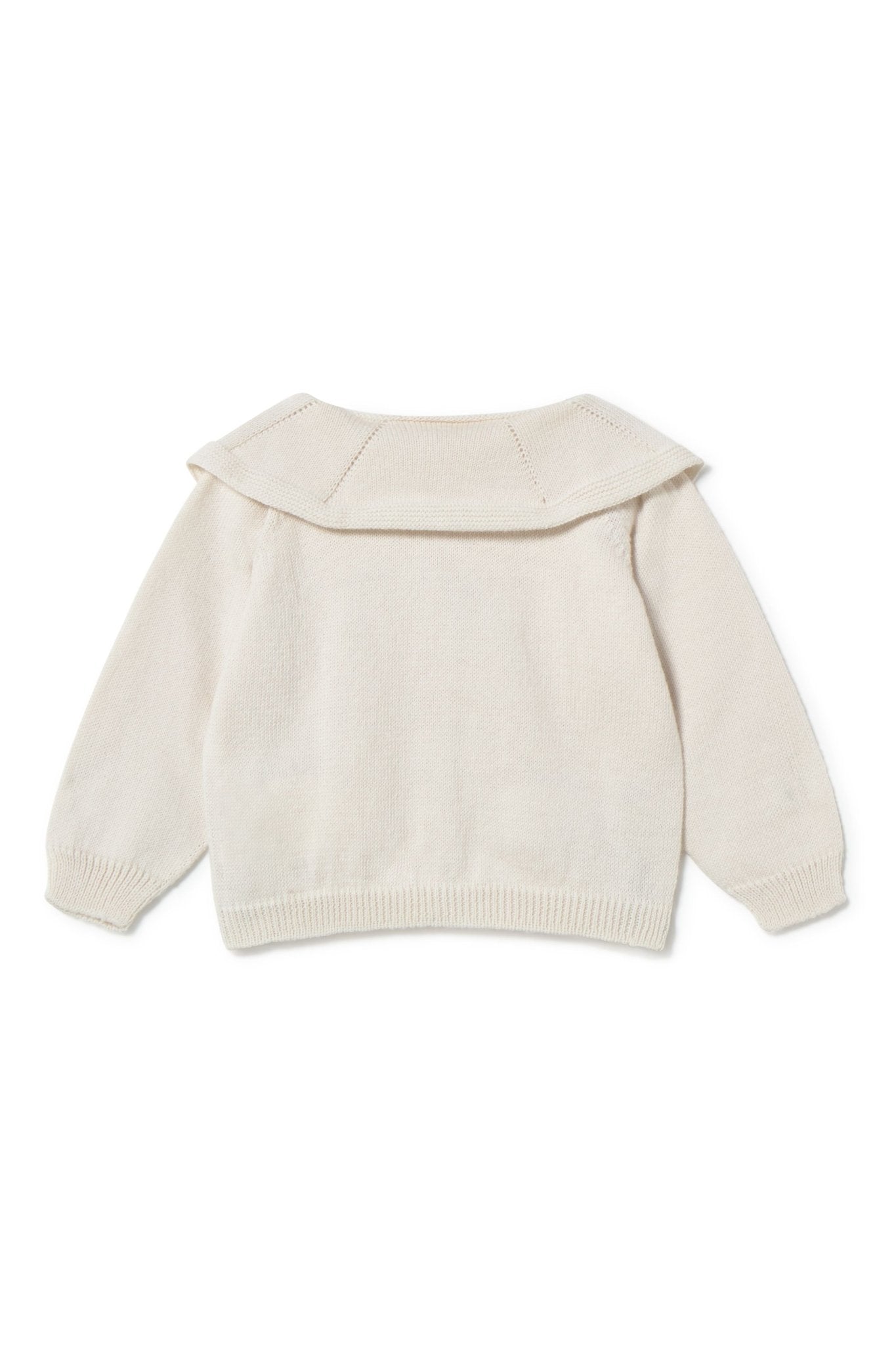 Dalhia cardigan - cream van Li&me | Kids Conceptstore Le Fanfare
