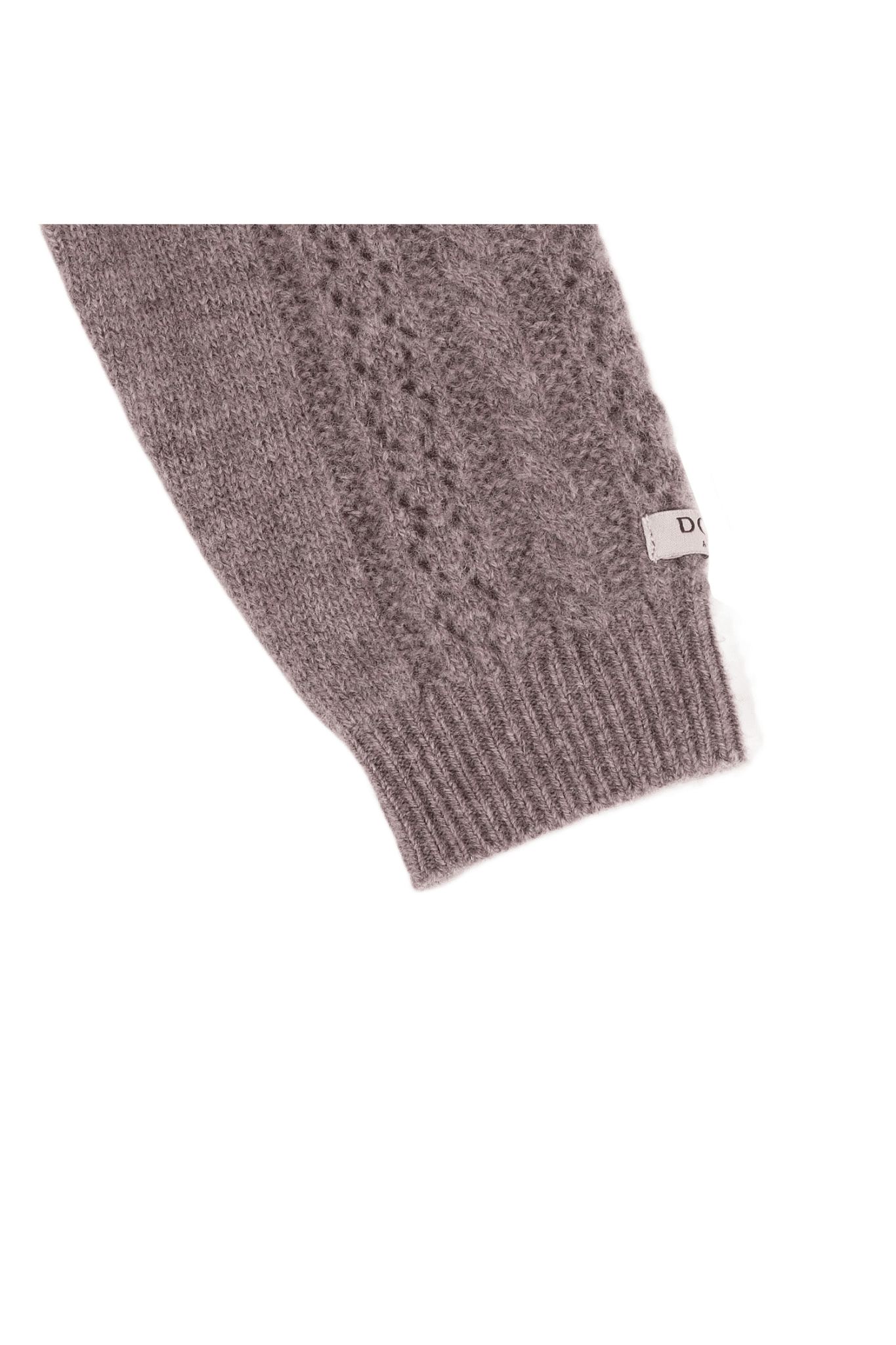 Danik Merino Wool Cardigan - Dark Taupe Melange van Donsje Amsterdam | Kids Conceptstore Le Fanfare