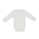 Davo Bodysuit - Bear - Off White van Donsje Amsterdam | Kids Conceptstore Le Fanfare