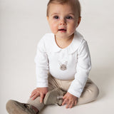 Davo Bodysuit - Bunny - Off White van Donsje Amsterdam | Kids Conceptstore Le Fanfare
