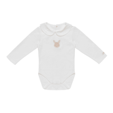Davo Bodysuit - Fluffy Bunny - Off White van Donsje Amsterdam | Kids Conceptstore Le Fanfare