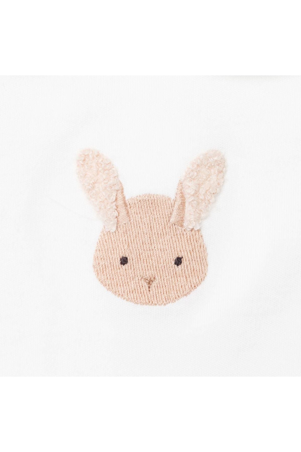 Davo Bodysuit - Fluffy Bunny - Off White van Donsje Amsterdam | Kids Conceptstore Le Fanfare