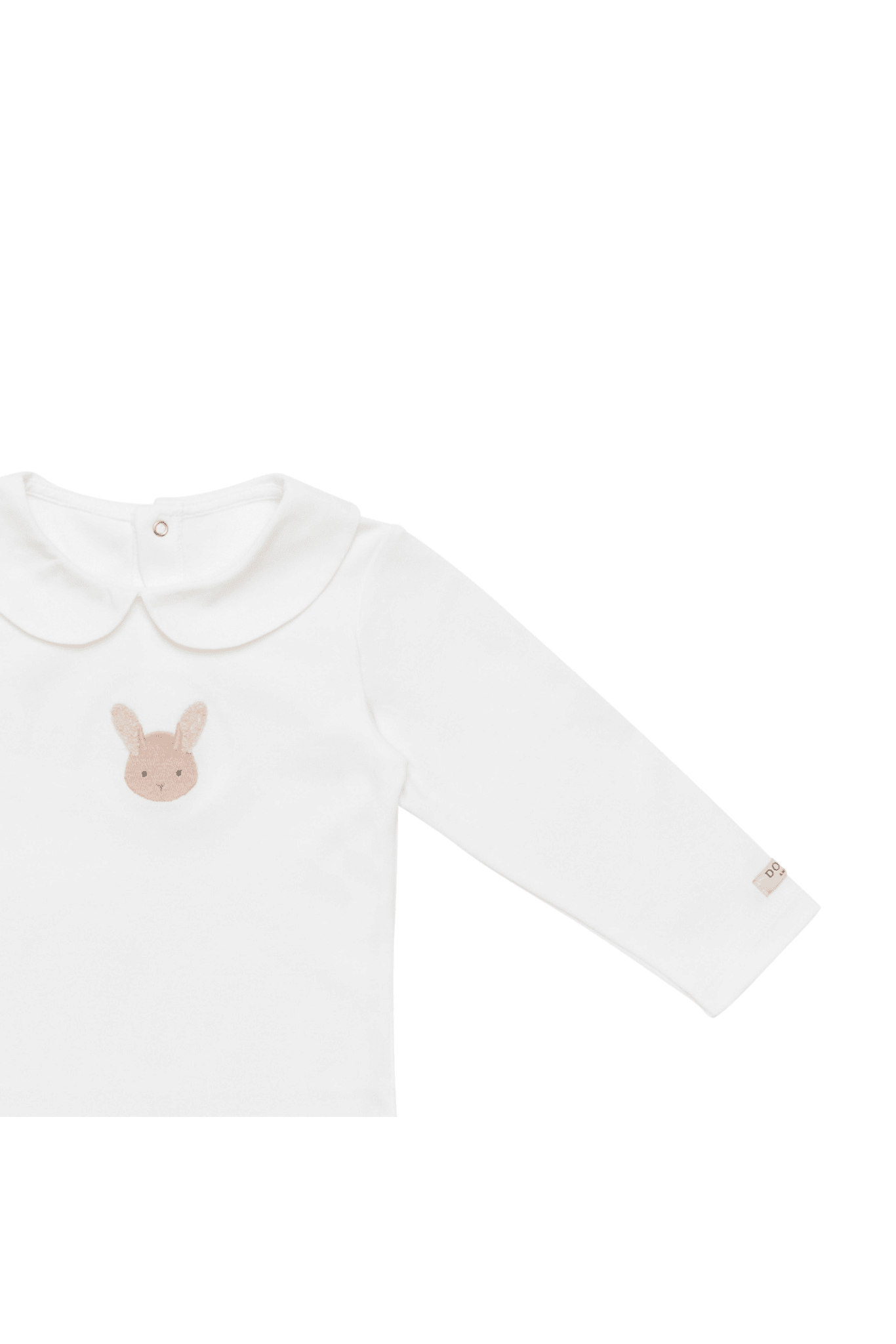 Davo Bodysuit - Fluffy Bunny - Off White van Donsje Amsterdam | Kids Conceptstore Le Fanfare