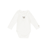 Davo Bodysuit - Panda - Off White van Donsje Amsterdam | Kids Conceptstore Le Fanfare
