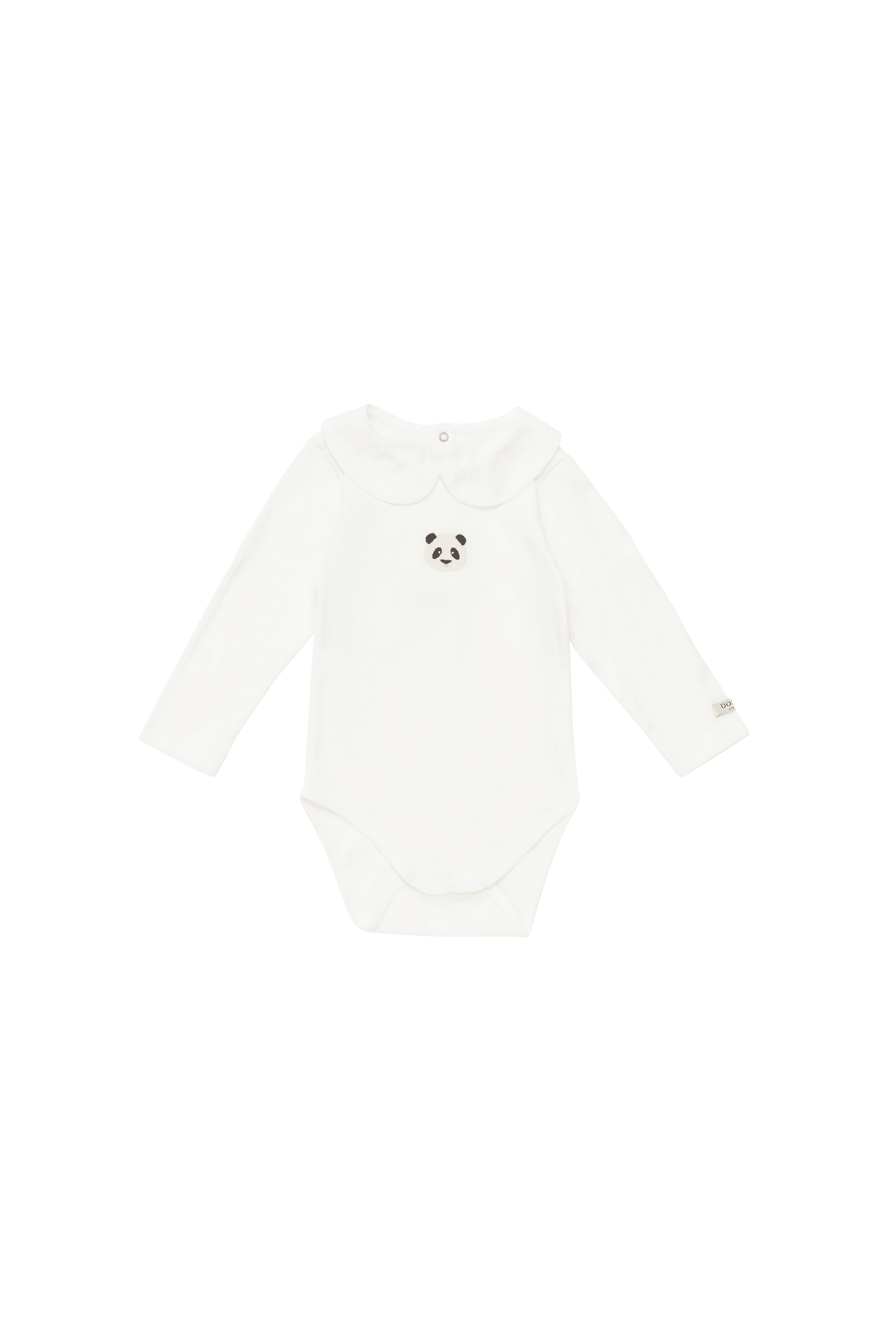 Davo Bodysuit - Panda - Off White van Donsje Amsterdam | Kids Conceptstore Le Fanfare
