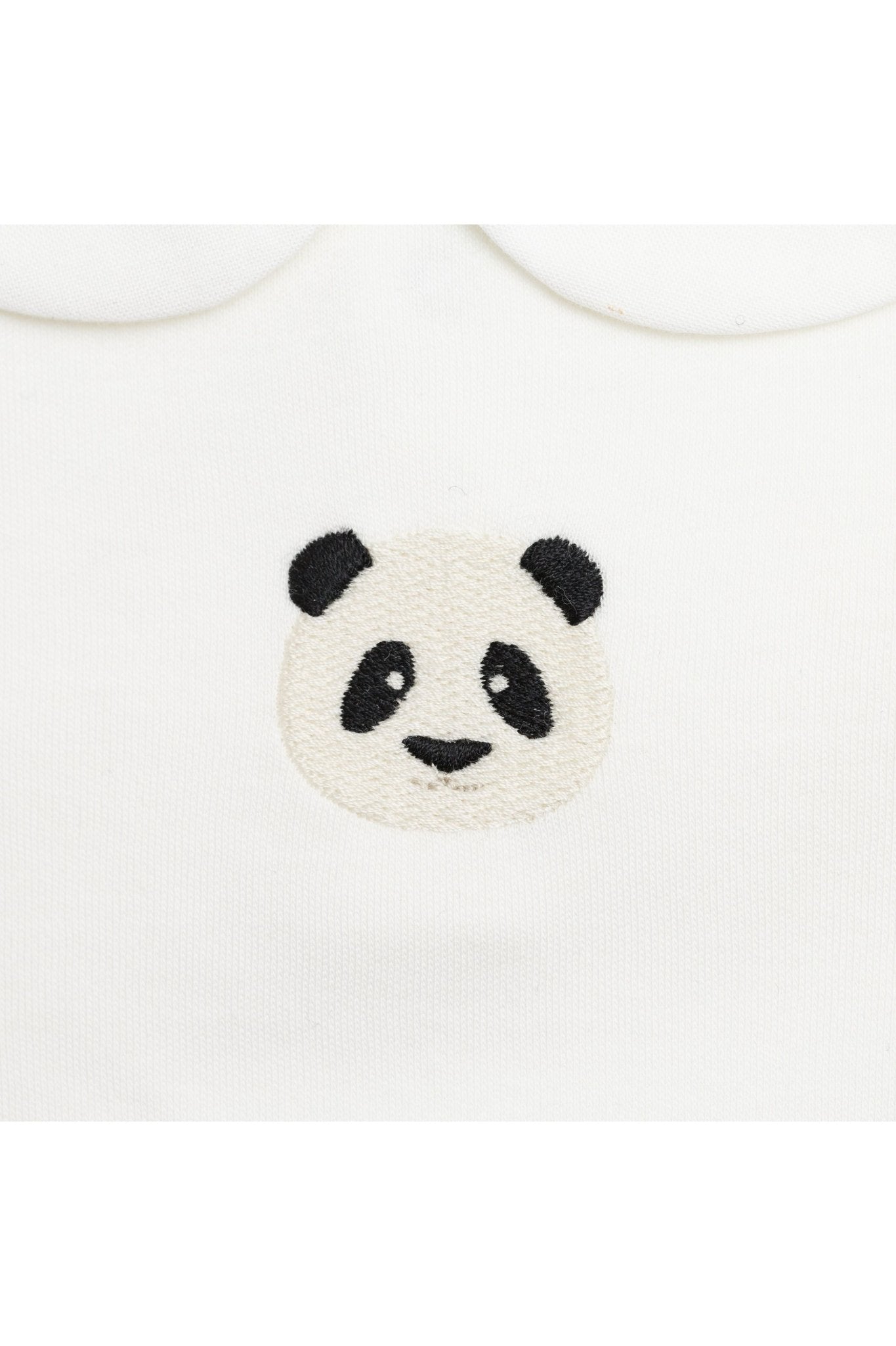 Davo Bodysuit - Panda - Off White van Donsje Amsterdam | Kids Conceptstore Le Fanfare